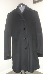 Liz Claiborne Black Dress Coat